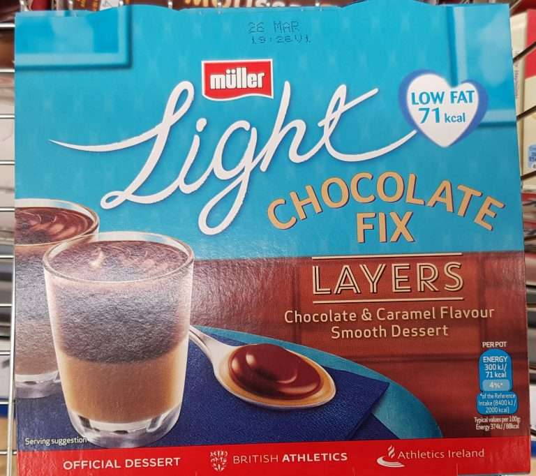 Muller light chocolate fix layers syns