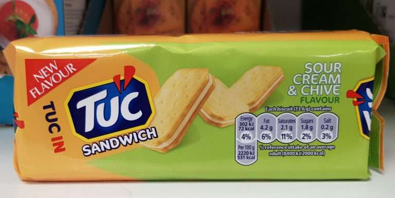 Tuc sandwich sour cream & chive syns